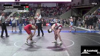 130 lbs Champ. Round 1 - Callahan Earnest, Jayhawk Wrestling vs Caleb Rohr, Salina