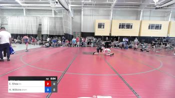 43 kg Rr Rnd 2 - Eli Shea, Southside vs Harley Wilkins, Barn Boys