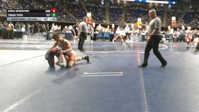130 lbs Consy 4 - Ezra Gowatski, Connellsville vs Tibor Toth, Pittston