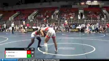 180 lbs Round 1 (6 Team) - Nick Martinez, Mi Pitbulls vs Angelo Williams, Impact WC