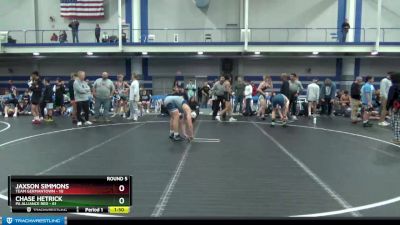 160 lbs Round 5 (8 Team) - Chase Hetrick, PA Alliance Red vs Jaxson Simmons, Team Germantown