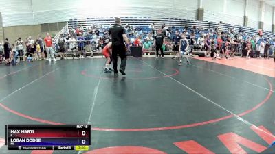 67 lbs Quarterfinal - Max Marti, IL vs Logan Dodge, MI