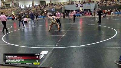 205 lbs Champ. Round 1 - Nathaniel Nidiffer, Jr Cyclones Wrestling vs Hollis Cain, Arlington Wrestling Club