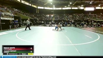 5A 98 lbs Quarterfinal - Rocco White, Coeur D Alene vs Mason Motley, Meridian