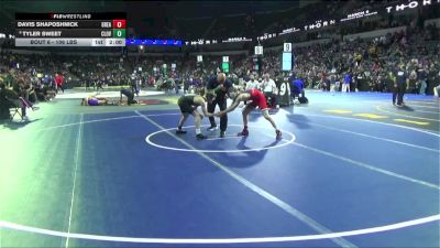 106 lbs Round Of 64 - Davis Shaposhnick, Great Oak (SS) vs Tyler Sweet, Clovis North (CS)