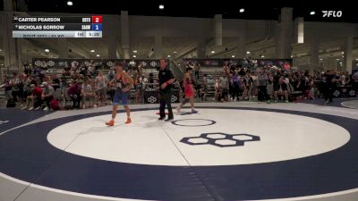61 kg Cons. Sub-semis - Carter Pearson, Cyclone Regional Training Center C-RTC vs Nicholas Sorrow, Simmons Academy Of Wrestling
