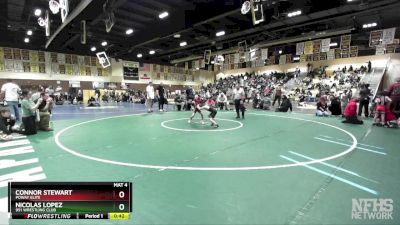 56 lbs Round 2 - Connor Stewart, Poway Elite vs Nicolas Lopez, 951 Wrestling Club