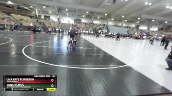 58 lbs Cons. Round 1 - Torah Craig, Seymour Youth Wrestling vs Una Faye Furgeson, Unattached