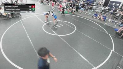 110 lbs Cons. Round 3 - Savannah Choi, Rancho Bernardo WC vs Emily Lucatero, Poway