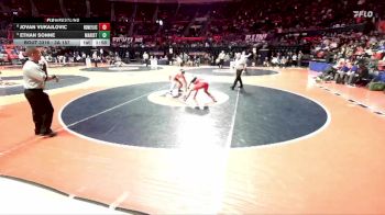 3A 157 lbs Cons. Round 3 - Jovan Vukajlovic, Flossmoor (Homewood-F.) vs Ethan Sonne, Chicago (Marist)