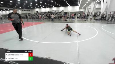 62 lbs Round Of 16 - Anthony Salinas Lenox, Pomona Elite vs Taft Poulson, Shootbox WC