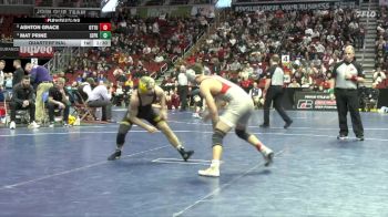 3A-120 lbs Quarterfinal - Ashton Grace, Ottumwa vs Mat Prine, Southeast Polk