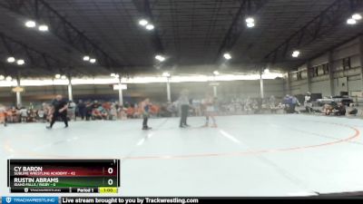 74 lbs Round 1 (3 Team) - Cy Baron, Sublime Wrestling Academy vs Rustin Abrams, Idaho Falls / Rigby