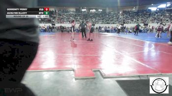 161 lbs Round Of 32 - Serrenity Perry, Wyandotte HS Girls vs Jacelynn Elliott, Mannford Pirate Youth Wrestling