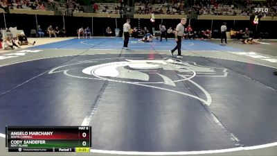 144-2A/1A Cons. Round 3 - Angelo Marchany, South Carroll vs Cody Sandefer, Kent Island