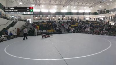 132 lbs Quarters & 1st Wb (16 Team) - Tuff Finley, Central (Carroll) vs Ethan Edwards, Cass