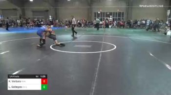 110 lbs Quarterfinal - Knox Verbais, Purler vs Lorenzo Gallegos, NM Gold