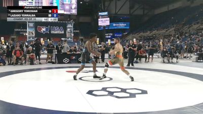157 lbs Champ. Rd Of 16 - Gregory Torosian, California vs Lazaro Torralba, Maryland