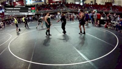 220 lbs Champ. Round 1 - Camden Brewer, CWO vs Keoni Nasiatka, Westside Wrestling Club