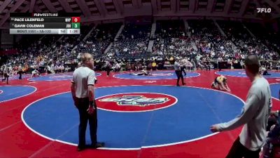 1A-132 lbs Quarterfinal - Gavin Coleman, Jeff Davis HS vs Pace Lilenfeld, Mt Vernon Presbyterian