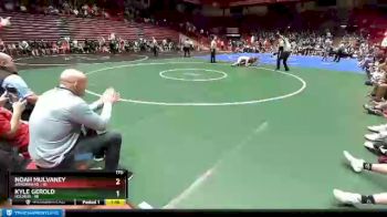 170 lbs D1 - Quarter-finals (fri 5:30 P.m.) - Kyle Gerold, Holmen vs Noah Mulvaney, Arrowhead