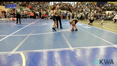 105 lbs Rr Rnd 1 - Parker McSperitt, Geary Youth Wrestling vs Leah Wynn, El Reno Wrestling Club