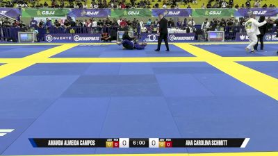 Ana Carolina Schmitt vs Amanda Almeida Campos 2025 Brasileiro Jiu-Jitsu IBJJF