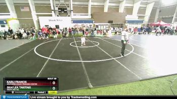 73 lbs Round 2 - Skai`Lea Takitaki, Westlake WC vs Karli Francis, Southern Idaho Training Center