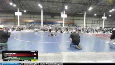 49 lbs Round 5 - Tyler Moore, St. Maries Wrestling Club vs Aiden Hickey, Kuna Klub