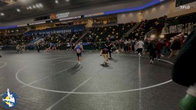 138 lbs Champ. Round 2 - Joel Waggoner, Lombard (Montini) vs Zach Stewart, Aurora (Marmion Academy)