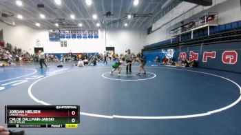 130 lbs Quarterfinal - Chloe Dallman-Janski, Kelly Walsh vs Jordan Nielsen, Lander Valley