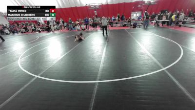 10U Boys - 77 lbs Semis - Elias Inniss, Maverick Training Center vs Maximus Chambers, Wisconsin