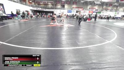 125 lbs Cons. Round 7 - Saoul Prado, Baker (Kan.) vs Jose Gonzalez, Dickinson State (N.D.)