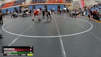 215 lbs Cons. Round 5 - Luke Barulli, Archbishop Spalding vs Stephan Mason, Bullis School