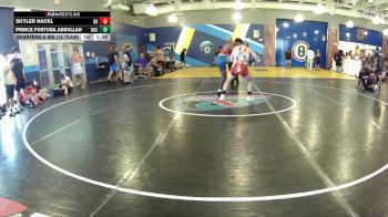 150 lbs Quarters & Wb (16 Team) - Skyler Hackl, Black Hive vs Prince Fortuna Abdullah, Buchholz
