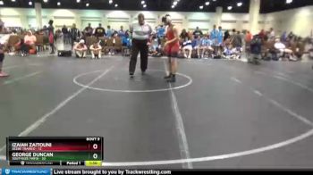 160 lbs Round 3 (8 Team) - George Duncan, Southside Mafia vs Izaiah Zaitouni, Beebe Trained