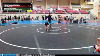 67-69 lbs Round 3 - Andylyn Allen, Smoky Mountain Youth Wrestling vs Preston Patterson, CORE Wrestling