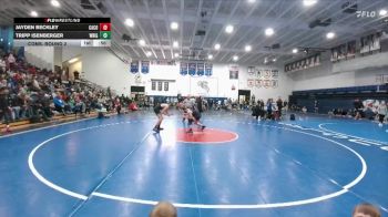 150 lbs Cons. Round 2 - Jayden Beckley, Campbell County vs Tripp Isenberger, Wright