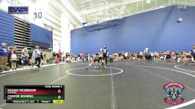 80 lbs Cons. Round 2 - Azaiah McGregor, Jayhawk vs Cooper Romero, WTC