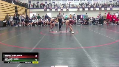 157 lbs Quarters & 1st Wb (16 Team) - Brandon Bringer, South Effingham vs Brooks Inman, Newnan