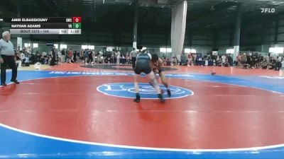 144 lbs Cons. Round 2 - Nathan Adams, Virginia Beach vs Amir Elbassiouny, Grizzly Wrestling Club
