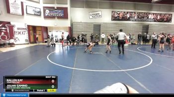 80 lbs 1st Place Match - RAllen Kay, Team Prestige vs Julian Gamino, Box Elder Bees Wrestling
