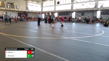 200 lbs Round 3 (6 Team) - Leila Thomas, Indiana INFERNO GOLD vs Riley Alborn, Ohio Red