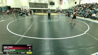 132 lbs Round 2 (10 Team) - Kozad Porter, Cheyenne East vs Zeke Terry, Mead