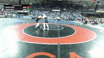 Boys 4A 215 lbs Cons. Round 2 - James Perez, Sunnyside vs Judah Koch, Rogers (Puyallup)