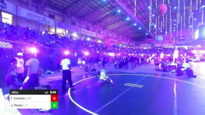 86 lbs 3rd Place - Treyten Embrey, Unattached vs Joshua Perez, El Paso Wildcats WC