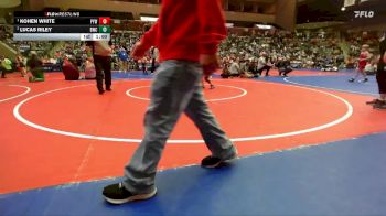 58 lbs 1st Place Match - Kohen White, Panther Youth Wrestling-CPR vs Lucas Riley, Bentonville Wrestling Club