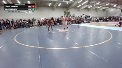 285 lbs Champ. Round 2 - Mael Zannou, Fort Morgan vs Miles Clinger, Laramie