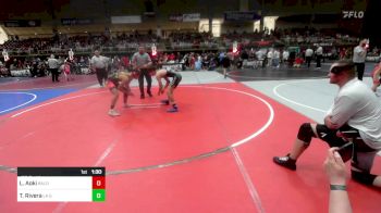 141 lbs Rr Rnd 1 - Logan Aoki, Bald Eagle WC vs Tatum Rivera, La Gente WC