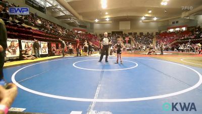 55 lbs Final - Logan Weiher, Mcalester Youth Wrestling vs Sawyer Simpson, Salina Wrestling Club